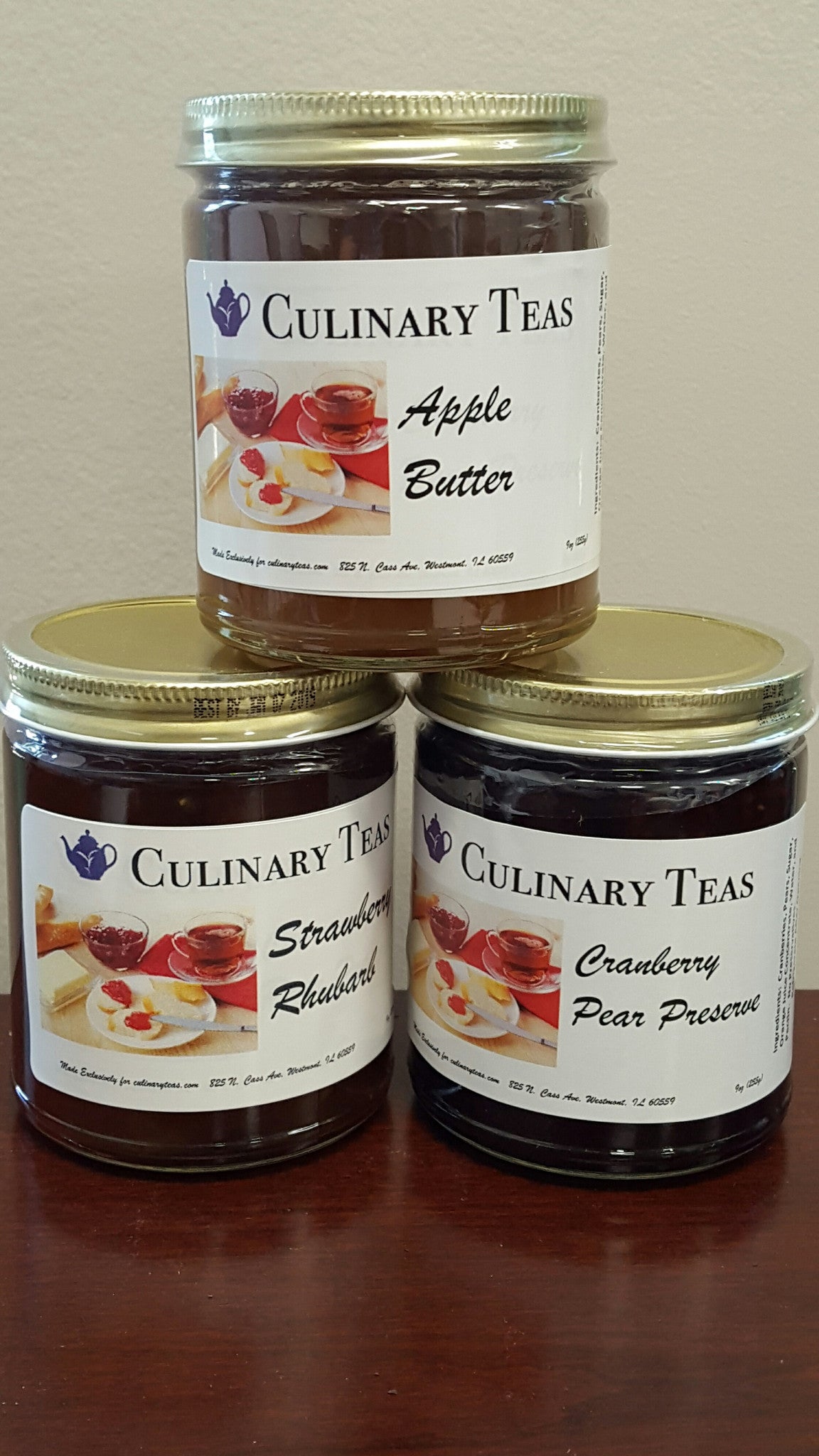 NEW! Culinary Tea's Jams & Preserves