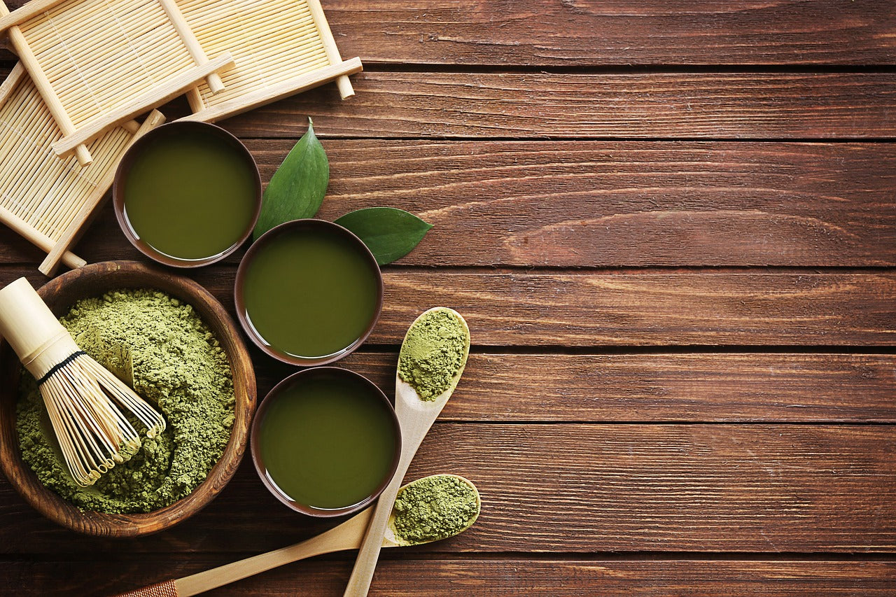 Photo by dungthuyvunguyen on Pixabay https://pixabay.com/en/matcha-powder-fresh-green-powder-2356768/