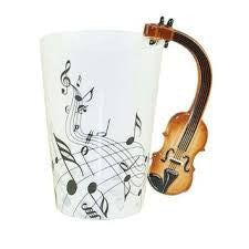 Musical notes teacup