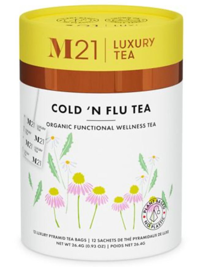 Cold N Flu Decorative Tea Bag Canister