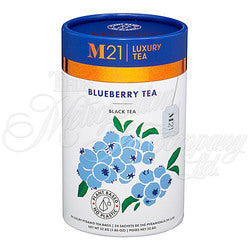 Blueberry Decorative Pyramid Tea Bag Canister
