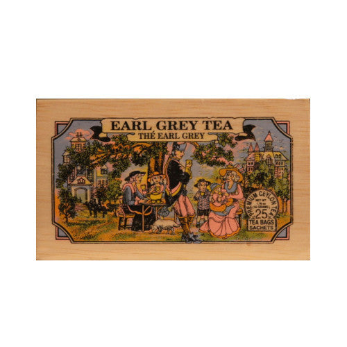 Earl Grey 25 tea bags in wood chest