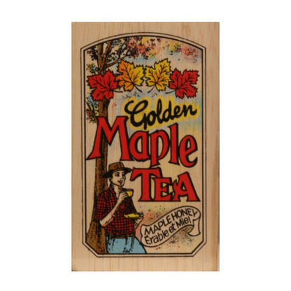 Golden Maple 25 tea bags in wood chest