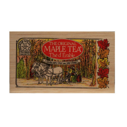 Maple 25 tea bags in wood chest