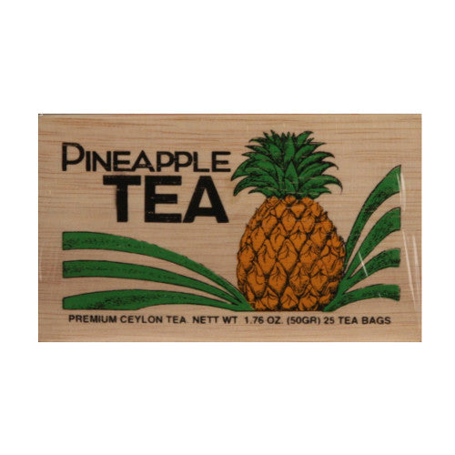 Pineapple 25 tea bags in wood chest