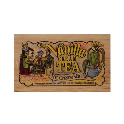 Vanilla Cream 25 tea bags in wood chest