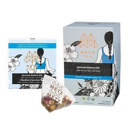 Organic Ayurvedic Balance Herbal Tea (25 Loose-Leaf Pyramid Teabags Carton)