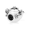Tea Pot Charm; 100% 925 Sterling Silver