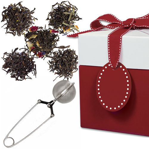 Earl Grey Sampler with Mesh Pincer Spoon in a Gift Box