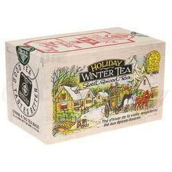 Holiday Winter Softwood Chest of 25 tea bags